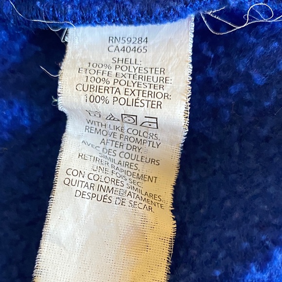 The Children's Place Blue Toddler Boys Fleece Jacket. - Picture 6 of 8